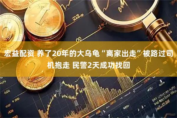 宏益配资 养了20年的大乌龟“离家出走”被路过司机抱走 民警2天成功找回