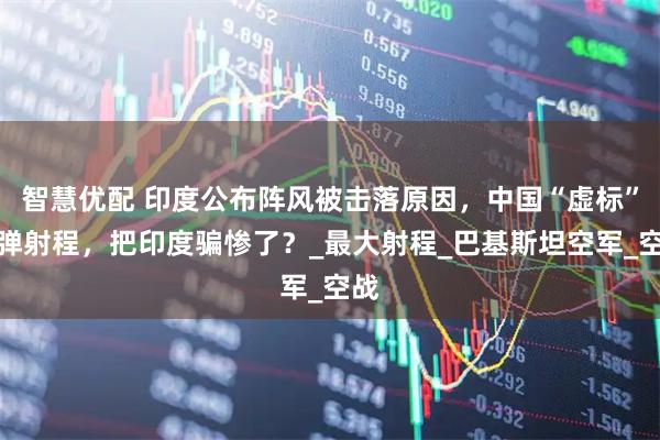 智慧优配 印度公布阵风被击落原因，中国“虚标”导弹射程，把印度骗惨了？_最大射程_巴基斯坦空军_空战