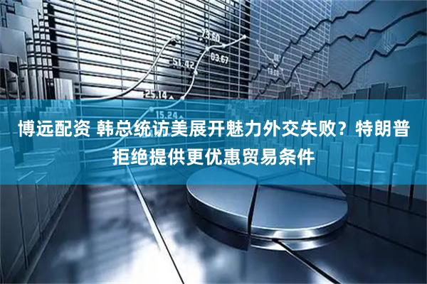 博远配资 韩总统访美展开魅力外交失败？特朗普拒绝提供更优惠贸易条件