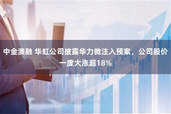 中金澳融 华虹公司披露华力微注入预案，公司股价一度大涨超18%