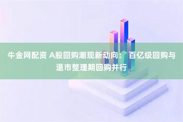 牛金网配资 A股回购潮现新动向： 百亿级回购与退市整理期回购并行